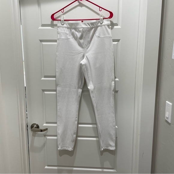Spanx White Jean-ish Ankle Leggings Size Medium - Picture 4 of 11